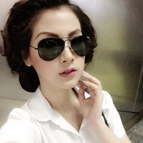 แว่นกันแดด Ray-Ban Aviator large metal ii RB3026 L2821 Black / Green G-15 image 6 แว่นกันแดด Ray-Ban Aviator large metal ii RB3026 L2821 Black / Green G-15 image 6