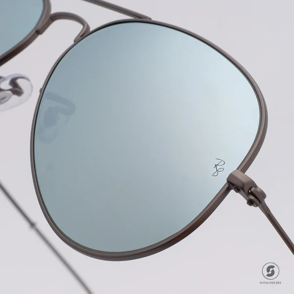 แว่นกันแดด Ray-Ban Aviator large metal RB3025 029/30 Gunmetal / Silver mirror image 6 แว่นกันแดด Ray-Ban Aviator large metal RB3025 029/30 Gunmetal / Silver mirror image 6