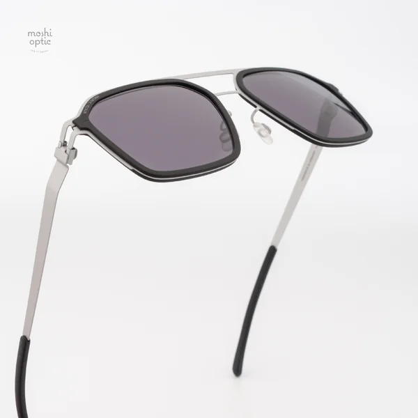 แว่นกันแดด MYKITA RIMOWA SUN MR003 AL1 WHITE SILVER BLACK COOLGREY SOLID image 6