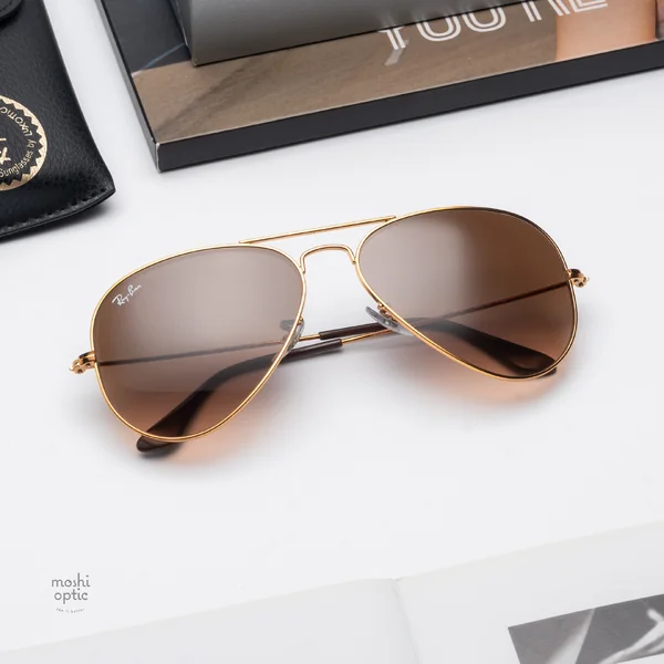 แว่นกันแดด Ray-Ban Aviator large metal RB3025 9001/A5 Pink / Pink Gradient Brown แว่นกันแดด Ray-Ban Aviator large metal RB3025 9001/A5 Pink / Pink Gradient Brown