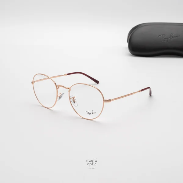 แว่นสายตา Ray-Ban David RX3582V 3094 Rose Gold image 2 แว่นสายตา Ray-Ban David RX3582V 3094 Rose Gold image 2