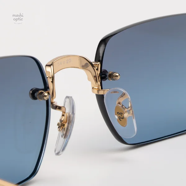 แว่นกันแดด Ray-Ban A$AP Rocky RB3928 001/S2 Arista gold / Blue gradient dark grey image 9
