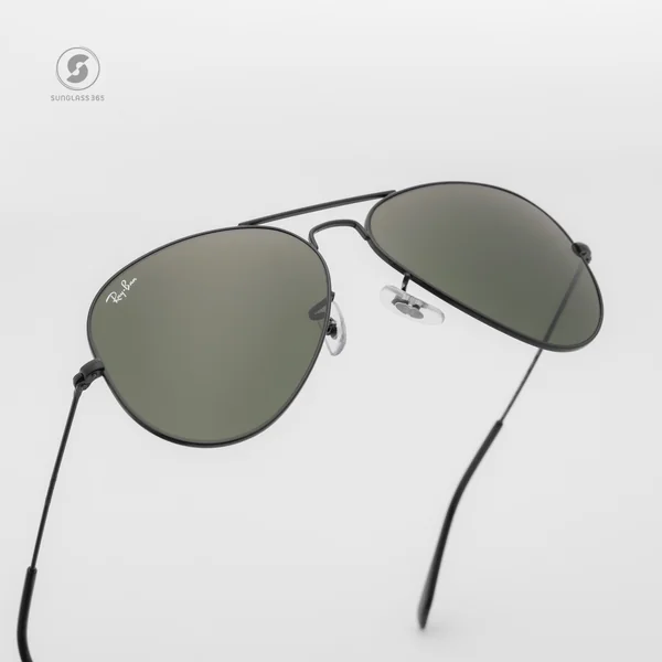 แว่นกันแดด Ray-Ban Aviator large metal RB3025 L2823 Black / Green G-15 image 6 แว่นกันแดด Ray-Ban Aviator large metal RB3025 L2823 Black / Green G-15 image 6