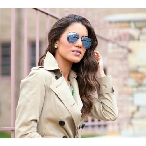 แว่นกันแดด Ray-Ban Aviator large metal RB3025 029/30 Gunmetal / Silver mirror image 7 แว่นกันแดด Ray-Ban Aviator large metal RB3025 029/30 Gunmetal / Silver mirror image 7