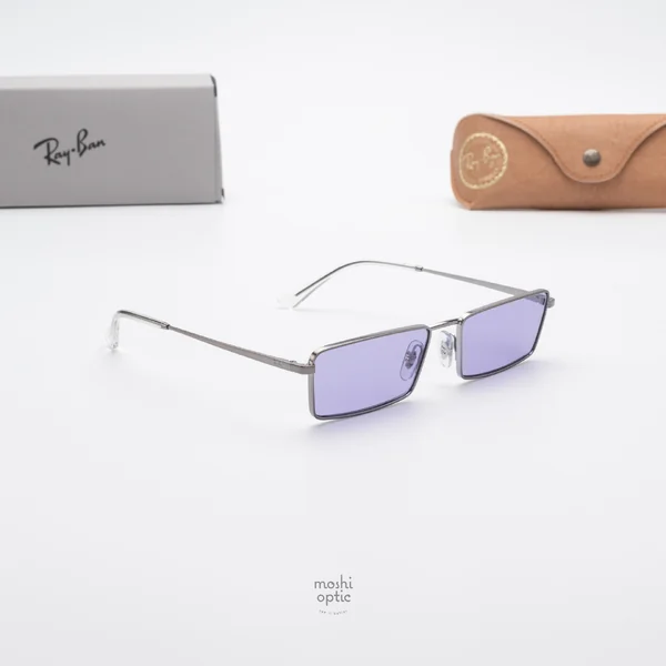 แว่นกันแดด Ray-Ban Emy RB3741 004/1A Gunmetal / Violet image 4 แว่นกันแดด Ray-Ban Emy RB3741 004/1A Gunmetal / Violet image 4