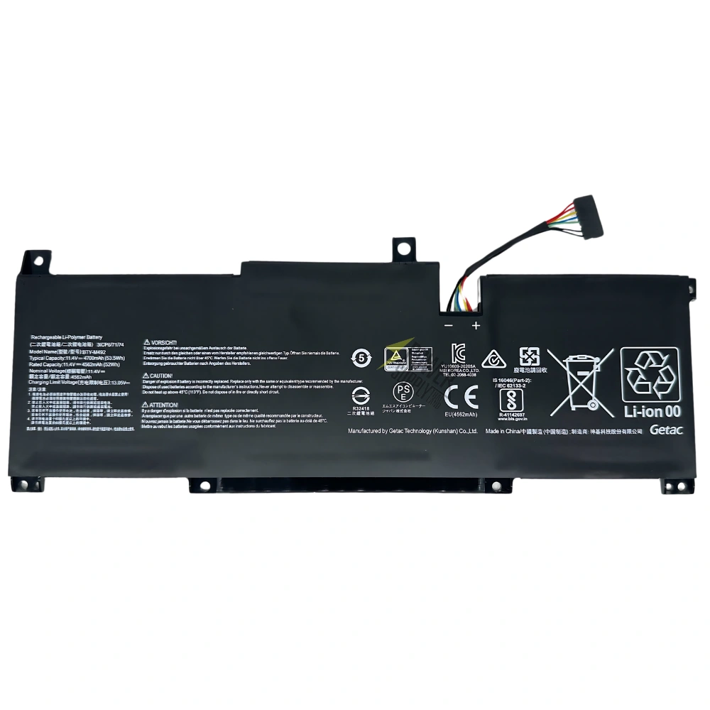 Battery MSI BTY-M492 Pulse GL66 GL76 11UEK 11UEK-089CZ รับประกันสินค้า แบตอึดทนนาน ตรงรุ่น จัดส่งฟรี