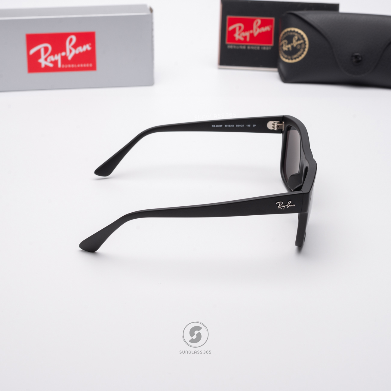 Ray-Ban RB4428F 601S48 Black Polarized