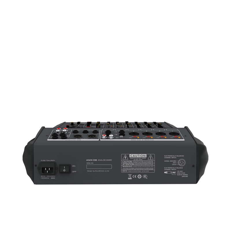 ชุดตู้ลำโพง SOUNDVISION ACS-1000 SET 1 พร้อม AMX-08 อนาล็อก มิกเซอร์ 8 ชาแนล