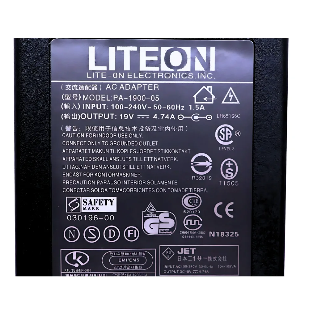 Adapter Acer PA-1900-05 90W Original ราคา พิเศษ สายชาร์จ โน๊ตบุ๊ค Acer 90W ตรงรุ่น ตรงสเปค