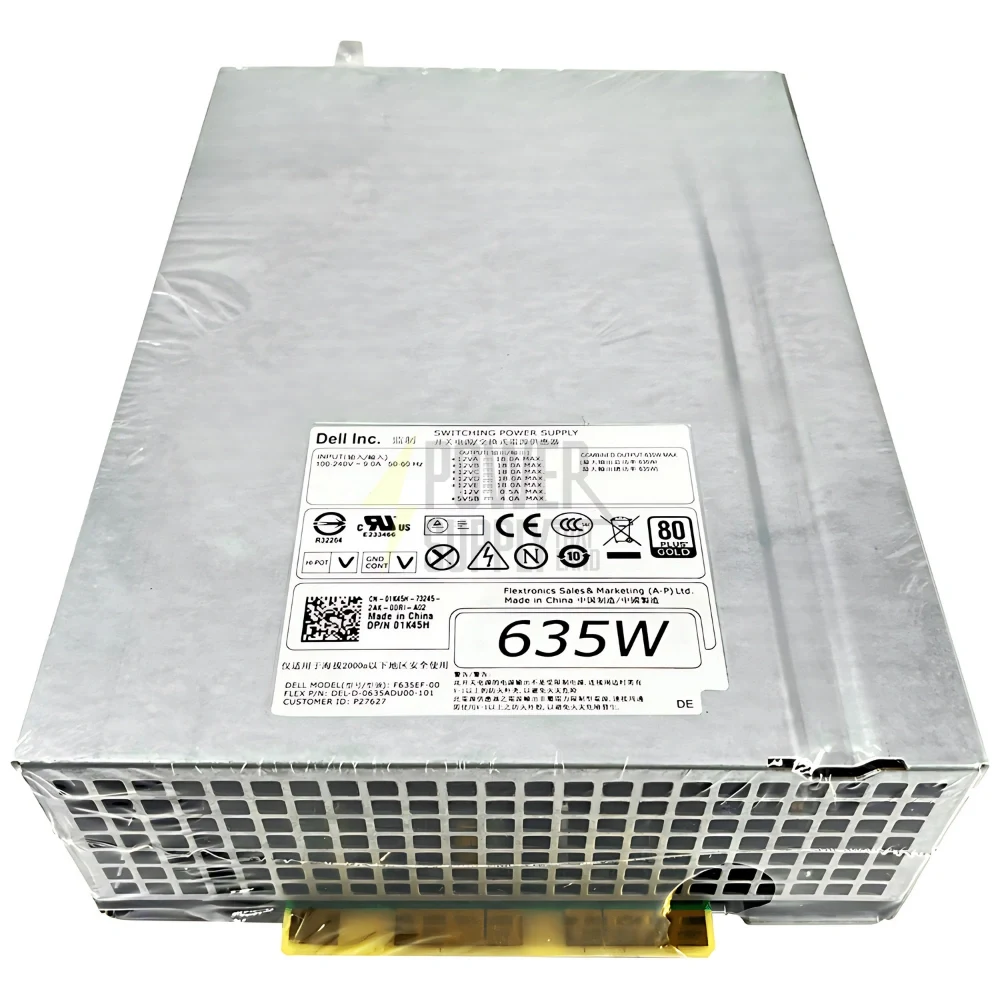 Power Supply Dell Precision T3600 T5600 1K45H 635W เพาเวอร์ ซัพพลาย Dell Precision T3600 T5600