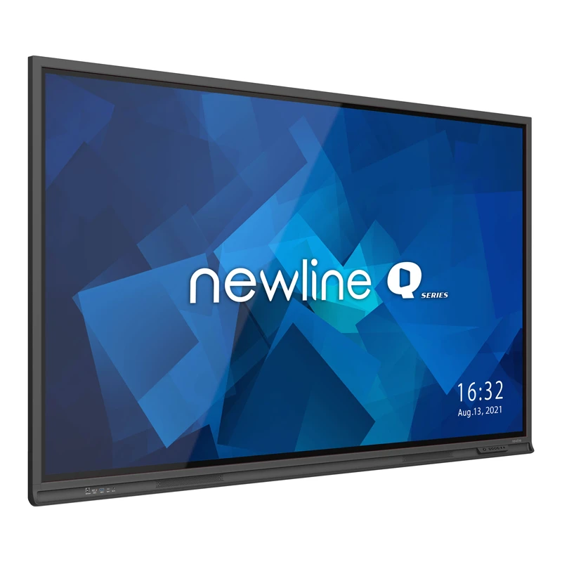 NEWLINE TT-8621Q จออินเตอร์แอคทีฟ 4K ทัชสกรีน 86 นิ้ว ความละเอียด 3840 x 2160 พิกเซล ความคมชัด 4000:1 รองรับระบบปฏิบัติการ Android ในตัว