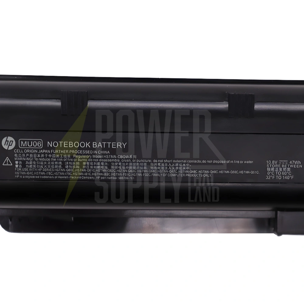 Battery HP MU06 10.8V 47Wh Original ตรงรุ่น ราคา พิเศษ แบตเตอรี่ HP Pavilion DV6-3045SA, Pavilion G4-1202AU, Presario CQ57-372EM 47Wh ตรงรุ่น ตรงสเปค ลด ราคา พิเศษ
