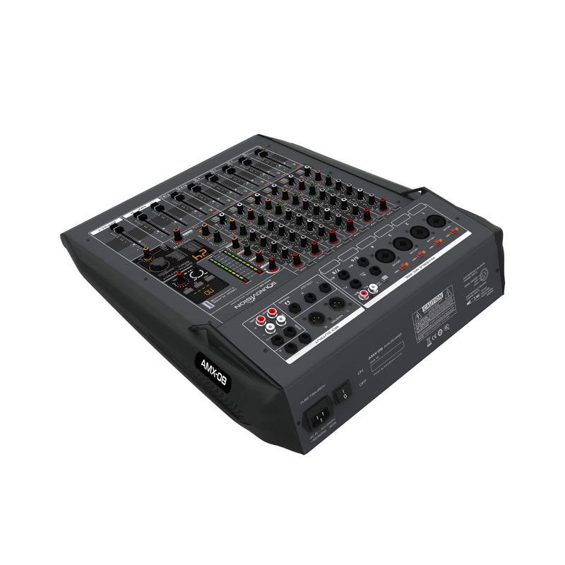 ชุดตู้ลำโพง SOUNDVISION ACS-1000 SET 1 พร้อม AMX-08 อนาล็อก มิกเซอร์ 8 ชาแนล