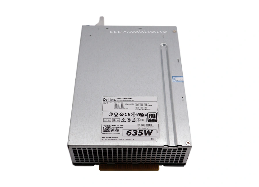 PSU Dell Precision T3600 T5600 NVC7F 635W เพาเวอร์ ซัพพลาย Dell T3600 T5600 Power Supply Dell T3600 T5600