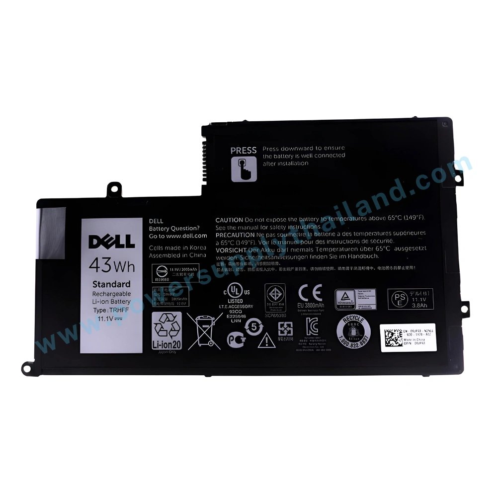 Battery Dell TRHFF 3-Cell 43Whr Original ลด ราคา พิเศษ แบตเตอรี่ โน๊ตบุ๊ค Dell Inspiron 5447 5448 Latitude 3450 3550 ตรงรุ่น