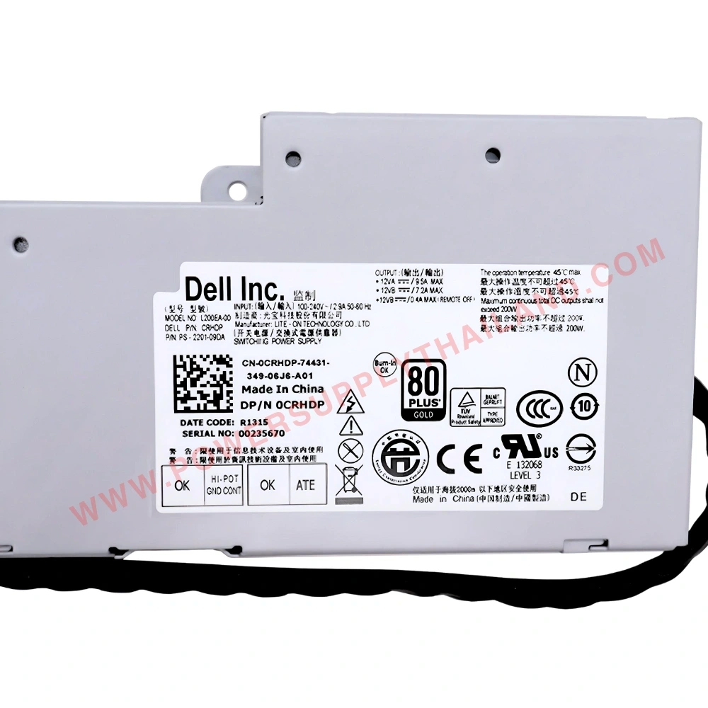 Power Supply Dell Optiplex 9010 9020 AIO 200Watt CRHDP เพาเวอร์ ซัพพลาย Dell 9010 9020 All in One ราคาไม่แพง