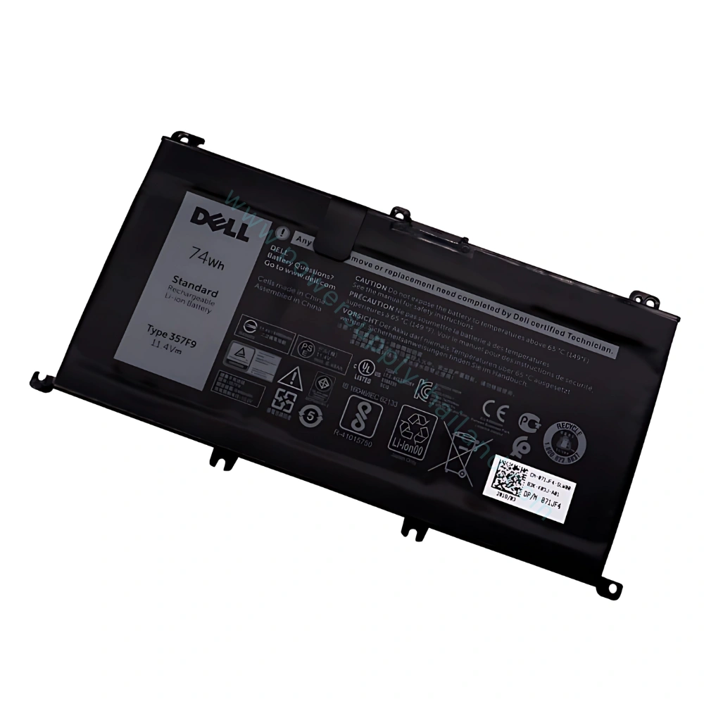 Battery Dell Inspiron 15 7559 7566 7567 Original 357F9 ลด ราคา พิเศษ แบตเตอรี่ โน๊ตบุ๊ค Dell 7559 7566 7567 74Whr ตรงรุ่น