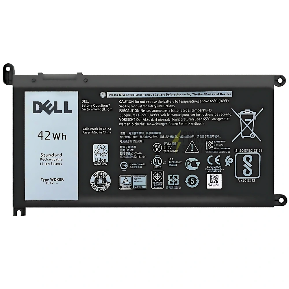 Battery Dell Inspiron 5368 5480 7460 5567 WDX0R ลด ราคา แบตเตอรี่ Dell 5000 7000 Series 42Whr ตรงรุ่น